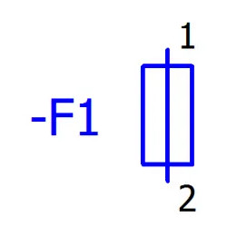cylindrical fuse symbol